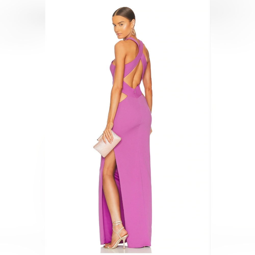 Katie May Cairo Gown in Wineberry Purple Size Small